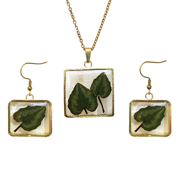  نیم ست زنانه طرح برگ کد 160 RZN