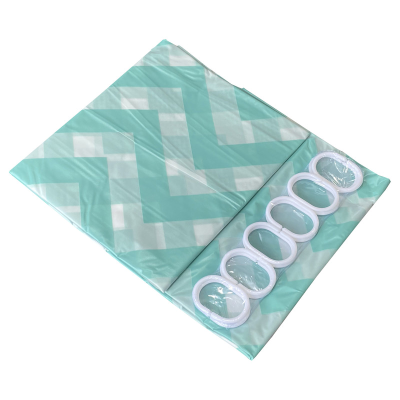 پرده حمام کد PH325 سایز 180x180 سانتی متر