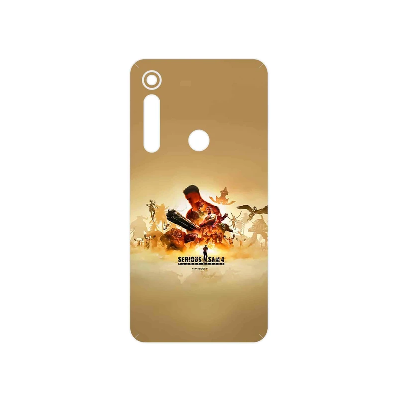 برچسب پوششی ماهوت مدل Serious Sam Game Series مناسب برای گوشی موبایل موتورولا One Macro