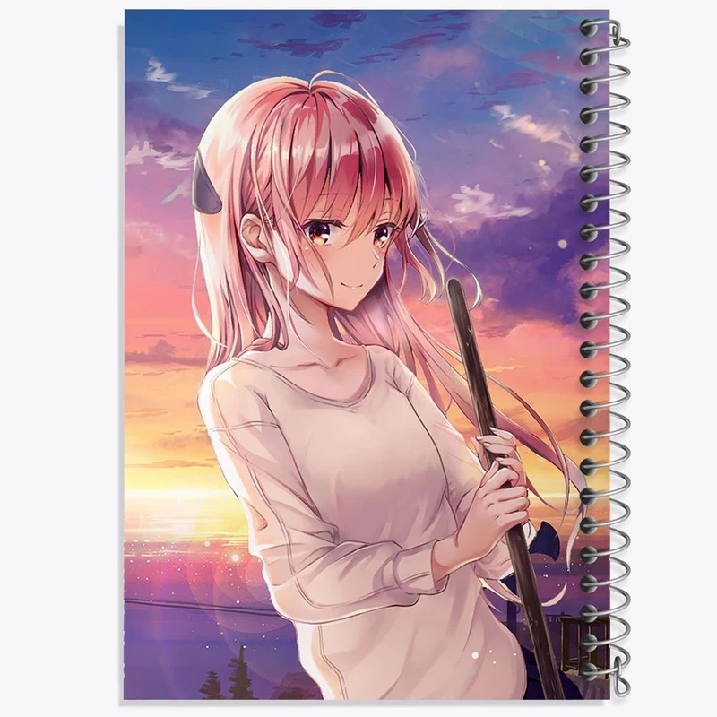 دفتر ژورنال نویسی 50 برگ خندالو مدل نقطه ای طرح تسوکاسا انیمه مرا به ماه پرواز ده کد 27701