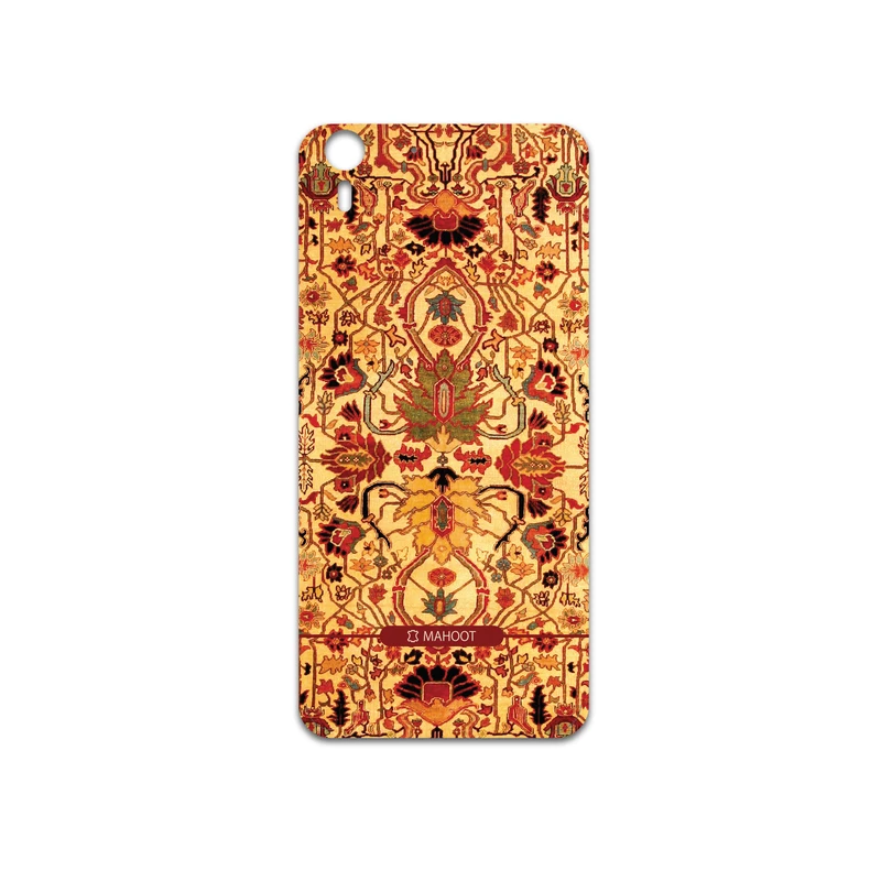 برچسب پوششی ماهوت مدل Persian-Carpet-Yellow مناسب برای گوشی موبایل اچ تی سی Desire Eye