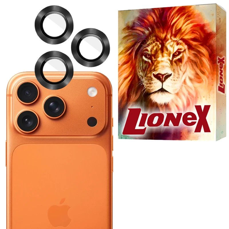 محافظ لنز دوربین لایونکس مدل RINL20 مناسب برای گوشی موبایل اپل iPhone 17 Pro 