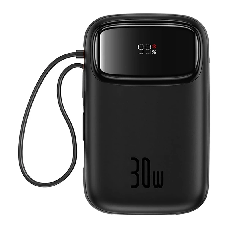 پاوربانک 30 وات بیسوس مدل QPow2 PPQD4-10C ظرفیت 10000 میلی آمپر ساعت