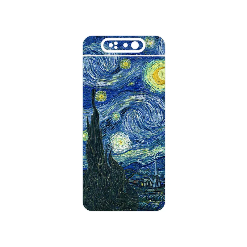 برچسب پوششی ماهوت مدل The Starry Night of van Gogh مناسب برای گوشی موبایل سامسونگ Galaxy A80