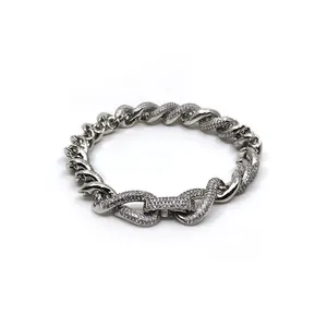 دستبند نقره زنانه مدل ۰۰۱