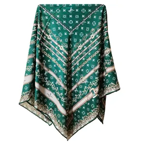 روسری زنانه مدل نخی تابستانه دور دست دوز