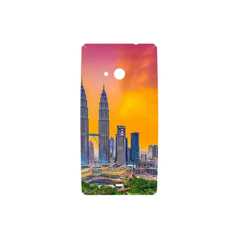برچسب پوششی ماهوت مدل City of Kuala Lumpur مناسب برای گوشی موبایل مایکروسافت Lumia 535