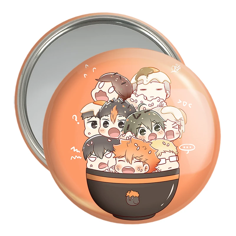 آینه جیبی خندالو مدل تیم کاراسونو انیمه هایکیو Haikyu  کد 17783