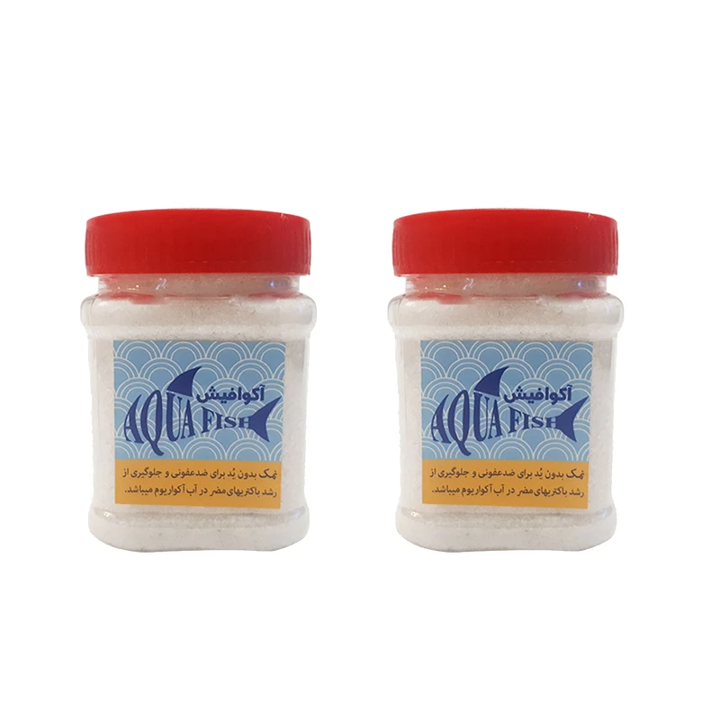 عکس شماره 2 : نمک آکواریوم مدل آکوافیش وزن 400 گرم بسته 2 عددی