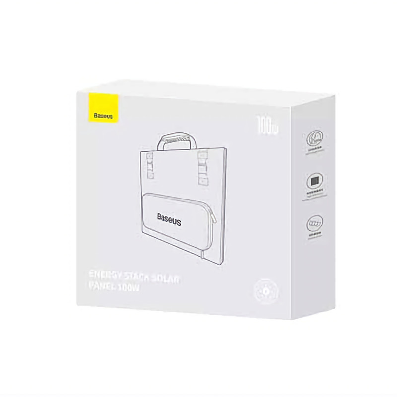 پنل خورشیدی قابل حمل بیسوس مدل Energy stock ظرفیت 100 وات