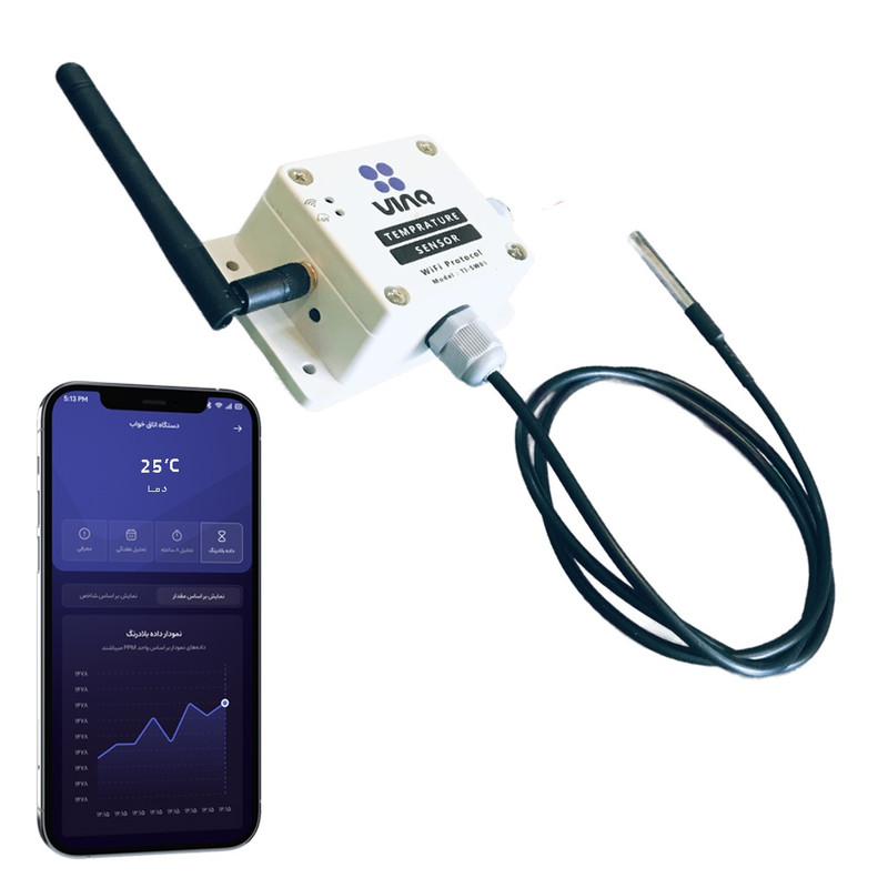 دیتالاگر دما آنلاین ویاک مدل TI-SW01