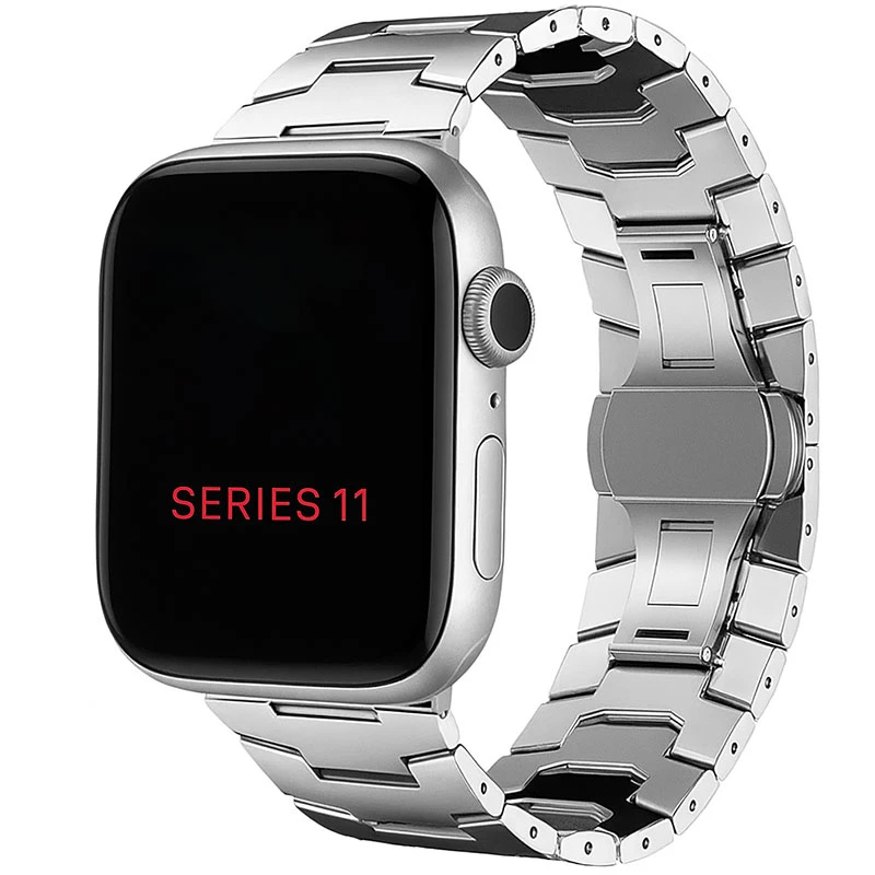 بند مسیر مدل Ironman مناسب برای اپل واچ 46 میلی متری سری 11