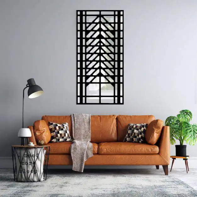 آینه پلکسی گلس طرح شکل هندسی کد 002