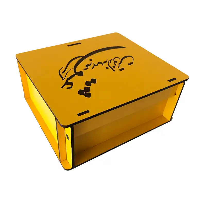 جعبه هدیه چوبی مدل j153