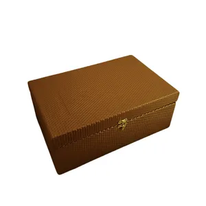 جعبه هدیه چرمی دلم خواست باکس مدل سوپر لاکچری کد g12