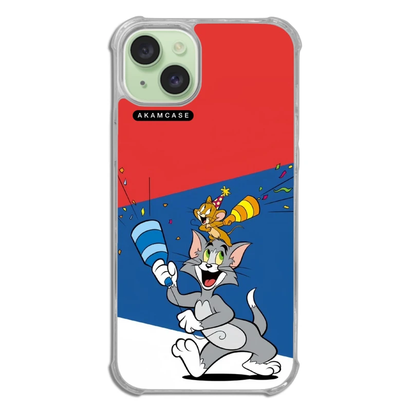 کاور آکام مدل AMC-WTA15PLUS-TOM & JERRY16 مناسب برای گوشی موبایل اپل iPhone 15 Plus