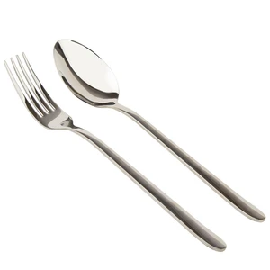 سرویس قاشق و چنگال 12 پارچه 6 نفره مدل براق کد un-513