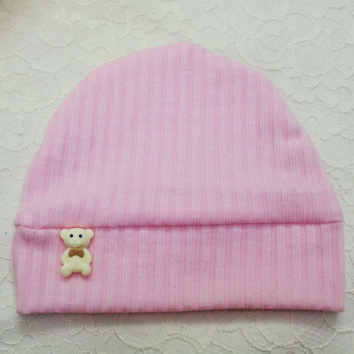 کلاه نوزادی ریماز مدل خرس کد m847 رنگ صورتی -  - 4