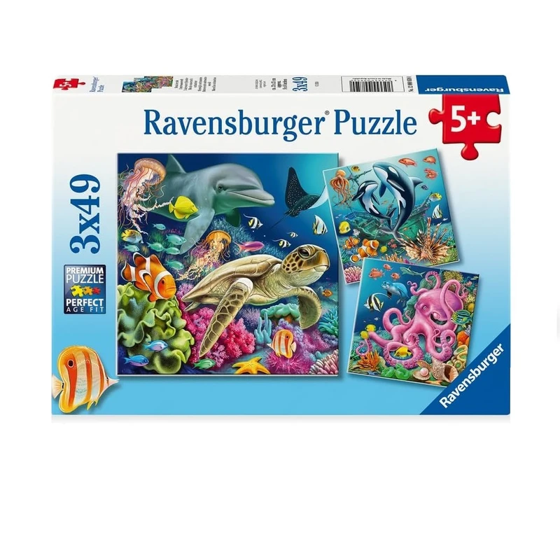 پازل 49 تکه راونزبرگر مدل Underwater Splendor کد 12000859 مجموعه 3 عددی 