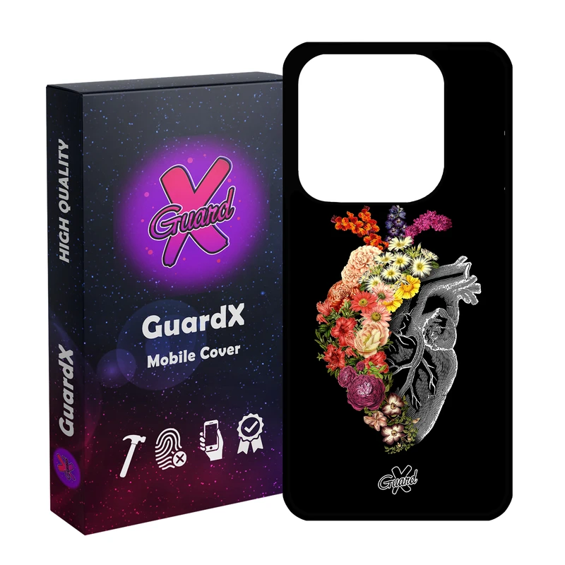 کاور گارد ایکس طرح قلب مدل 10216 مناسب برای گوشی موبایل شیائومی Redmi Note 14 4G