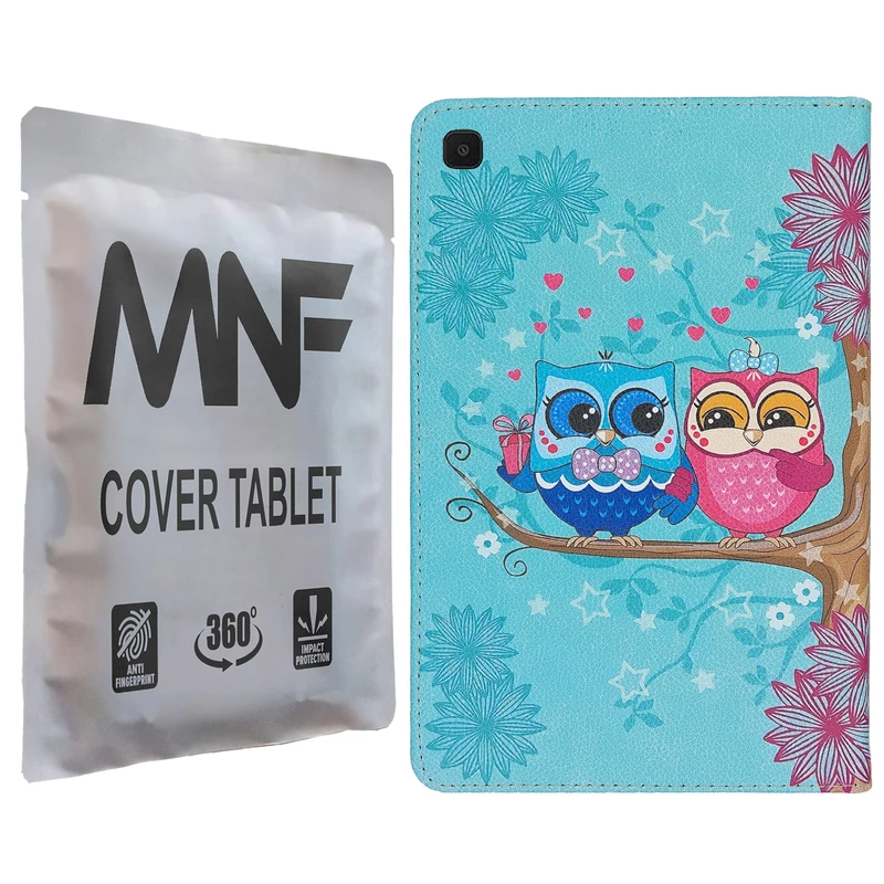 کیف کلاسوری ام ان اف طرح جغد های فانتزی کد M-331 مناسب برای تبلت سامسونگ Galaxy Tab A 10.1 2019 T510 / T515