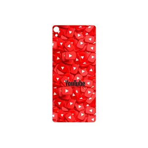 MAHOOT Youtube Cover Sticker for Sony Xperia XA
