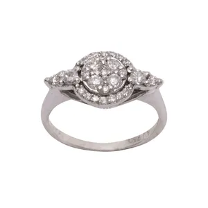 انگشتر طلا 18 عیار زنانه آلند کد  1961