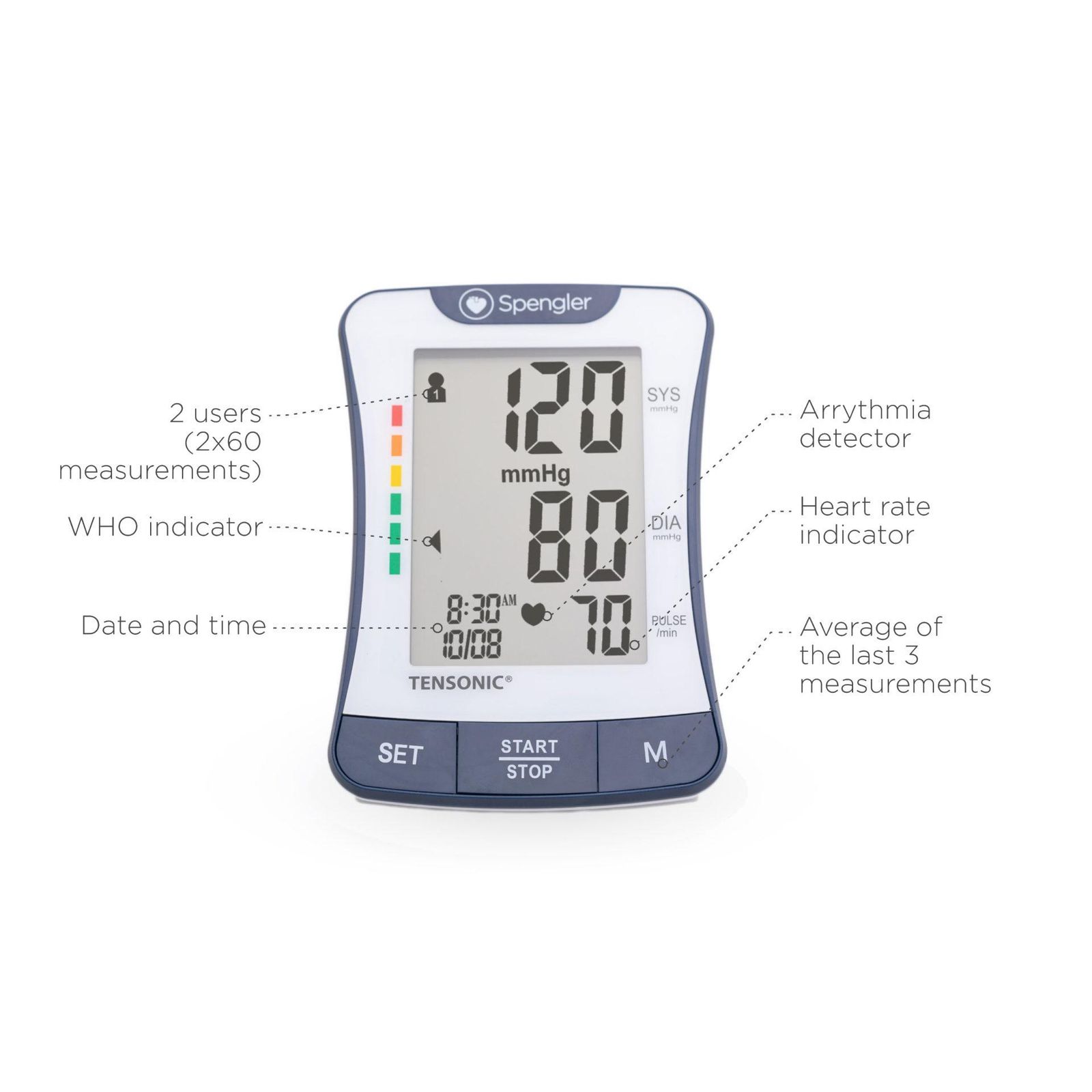 دستگاه فشار سنج اسپنگلر مدل Tensonic arm  -  - 2