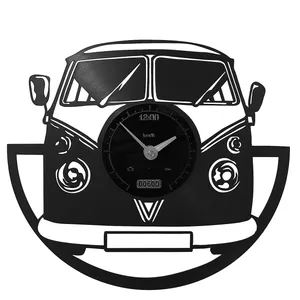 ساعت دیواری طرح فولکس واگن کمپر
