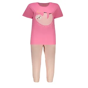 ست تی شرت و شلوارک زنانه مدل MMDS-CF2553