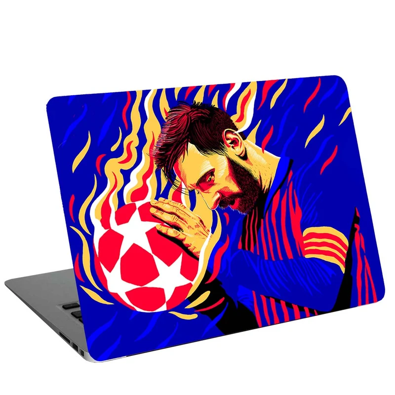 استیکر لپ تاپ طرح messi کد G-1213 مناسب برای لپ تاپ 15.6 اینچ
