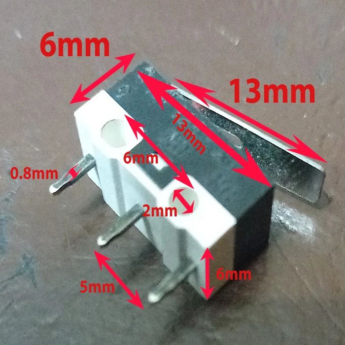 عکس شماره 2 : میکروسوئیچ ماوس مدل 1a بسته 5 عددی