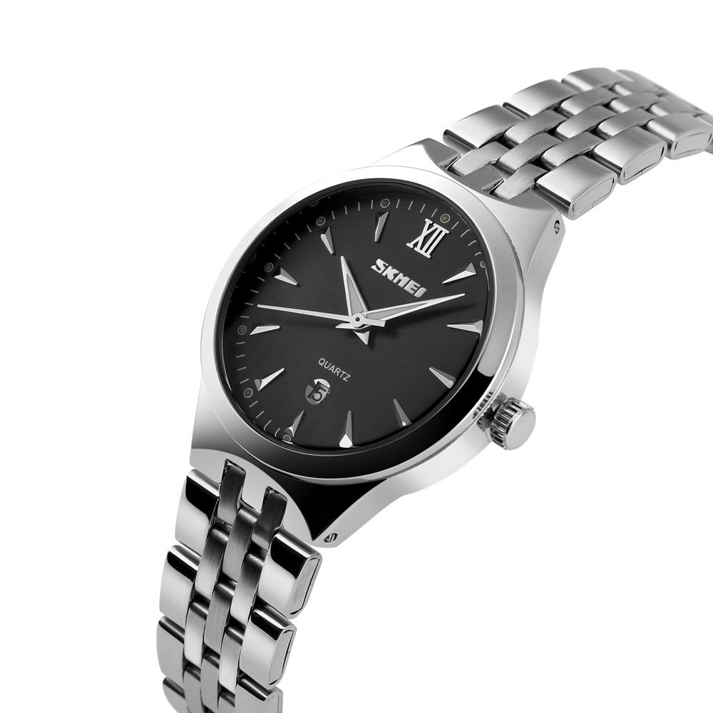 ست ساعت مچی عقربه ای اسکمی مدل 9071 black کد 01  4