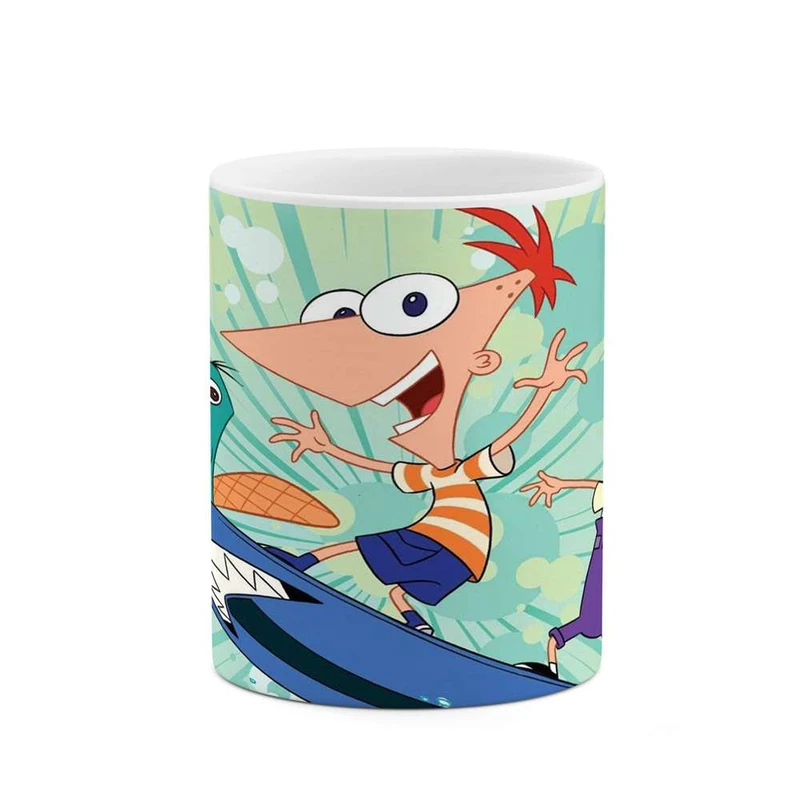 ماگ کاکتی مدل کارتون Phineas And Ferb کد mgh22908