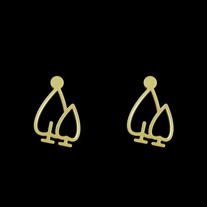 گوشواره طلا 18 عیار زنانه مدوپد مدل درخت کد GA1-15820