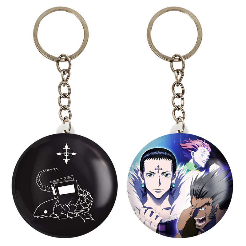 جاکلیدی خندالو مدل کرولو و هیسوکا تیم عنکبوت و نماد کرولو انیمه هانتر ایکس هانتر کد 1192811921 مجموعه 2 عددی