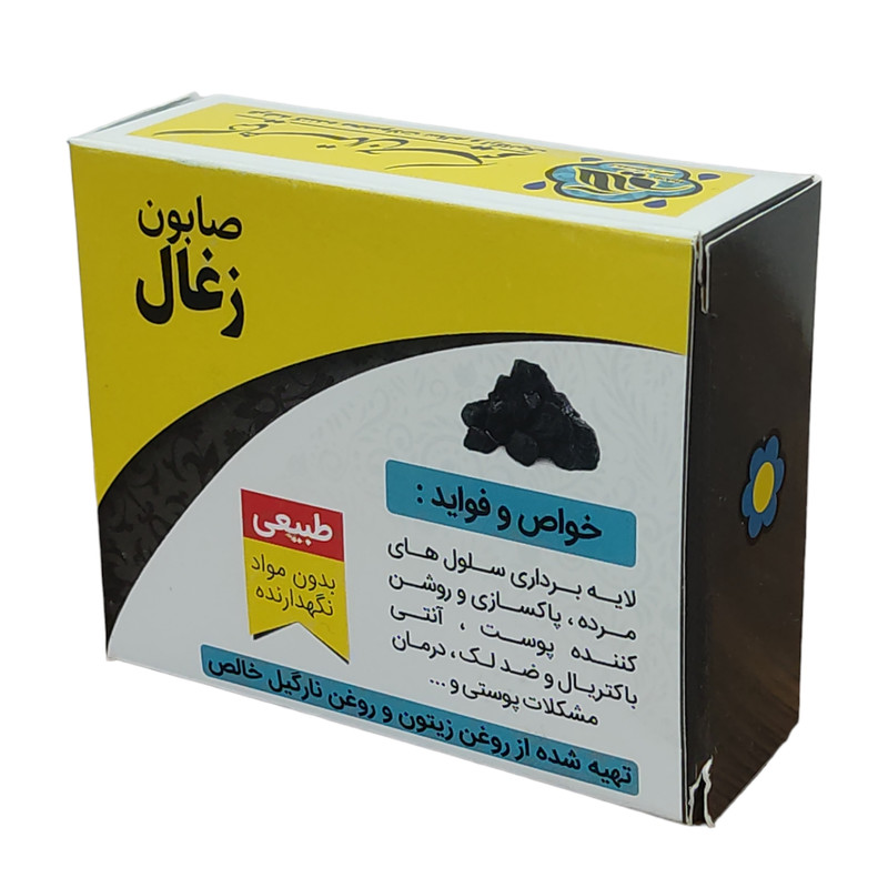 صابون شستشو گیاهستان حکیم مدل زغال وزن 70 گرم