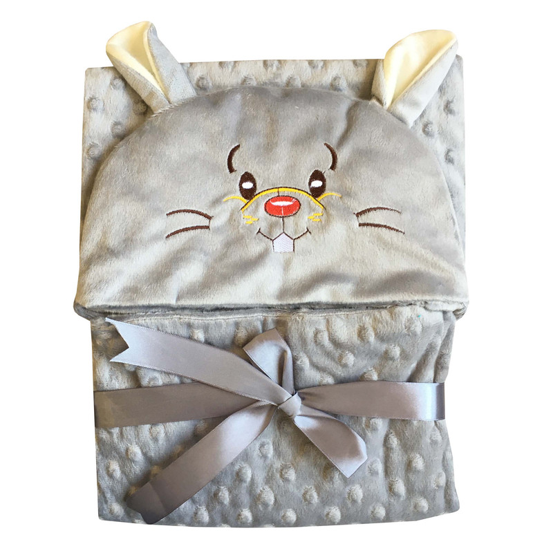 پتو نوزاد طرح خرگوش کد 200 سایز 70x70 سانتیمتر