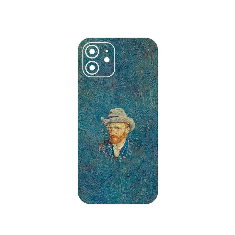 برچسب پوششی ماهوت مدل Self portrait with a gray felt hat مناسب برای گوشی موبایل اپل iPhone 12