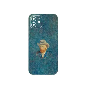 MAHOOT Self portrait with a gray felt hat Cover Sticker for Apple iPhone 12
