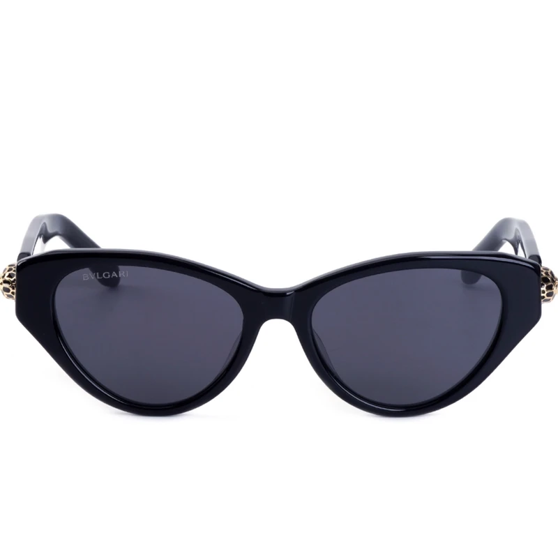 عینک آفتابی زنانه گربه‌ای بولگاری مدل Serpenti BV50029I 48E 3N