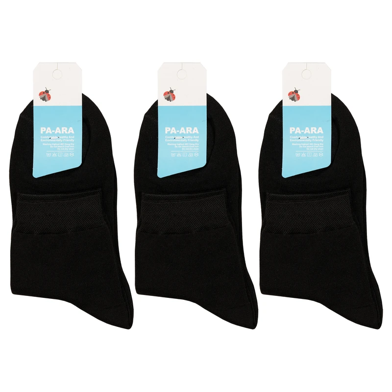 جوراب مردانه پاآرا کد 01 بسته 3 عددی