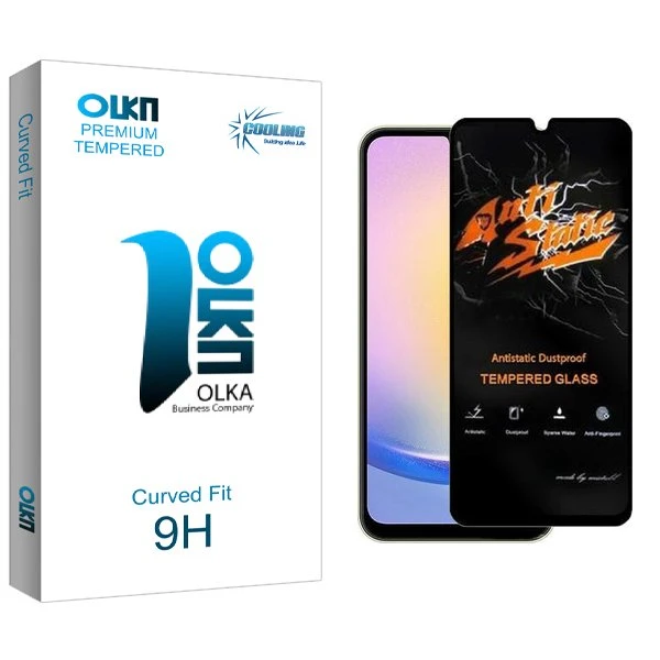 محافظ صفحه نمایش کولینگ مدل Olka Antistatic مناسب برای گوشی موبایل سامسونگ Galaxy A24/A25/A15/A15 5G