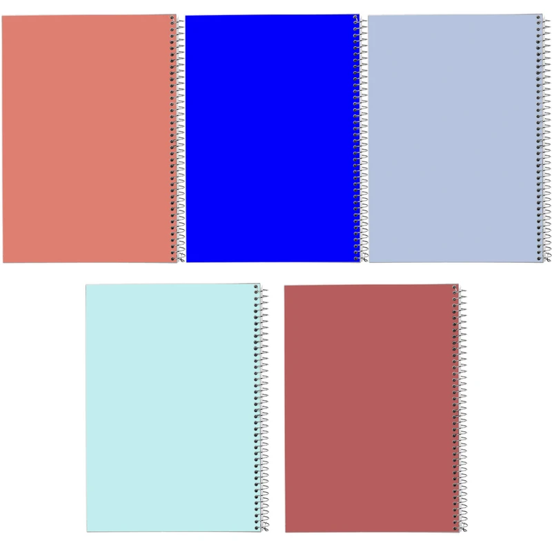 دفتر مشق 50 برگ مدوپد طرح ساده کد BD10100 مجموعه 5 عددی