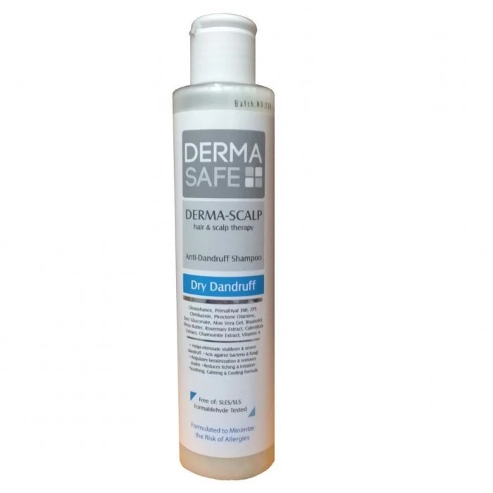 شامپو ضدشوره مو درماسیف مدل DERMA-SCALP حجم 200 میلی لیتر