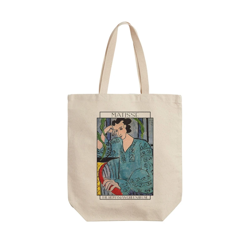 ساک خرید ترمه طراحان ایده مدل پیراهن رنگی رومانیایی از ماتیس کد art0686 - L