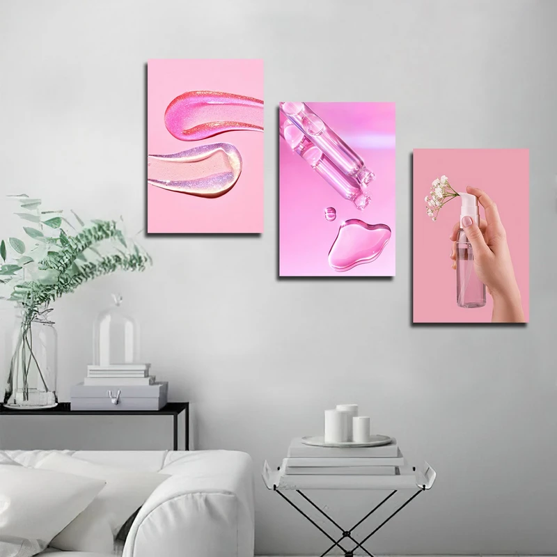 تابلو شاسی بکلیت طرح سالن زیبایی و پاکسازی پوست مدل SH-2959 مجموعه 3 عددی