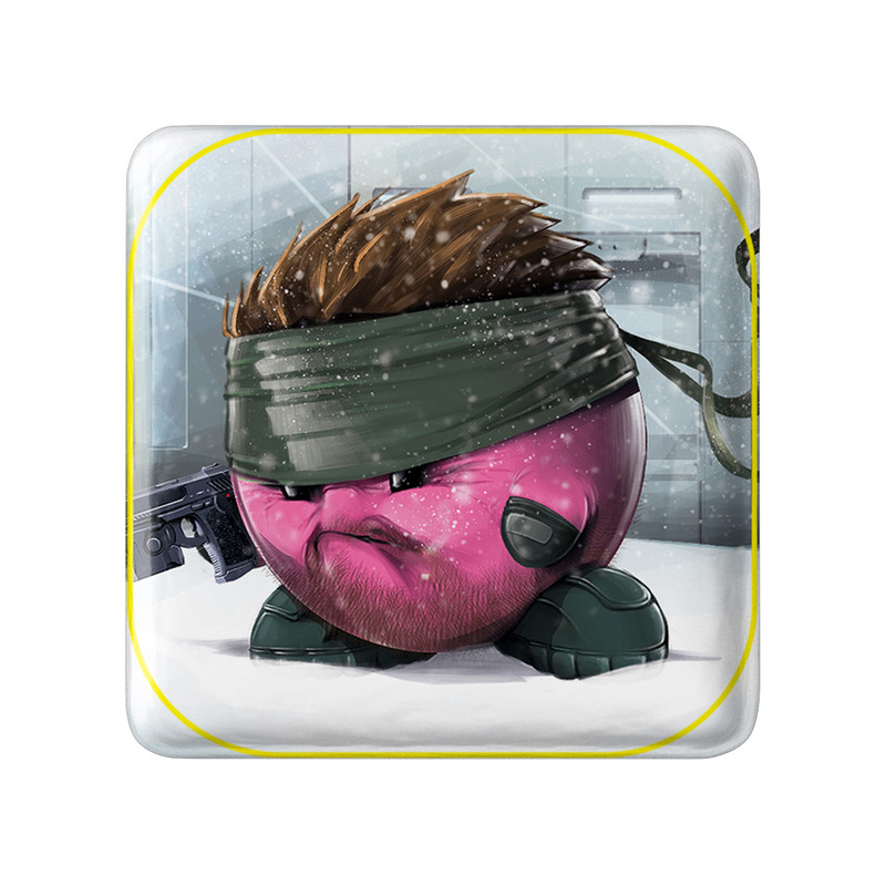 مگنت خندالو طرح بازی متال گیر (Metal Gear) مدل مربعی کد 33143