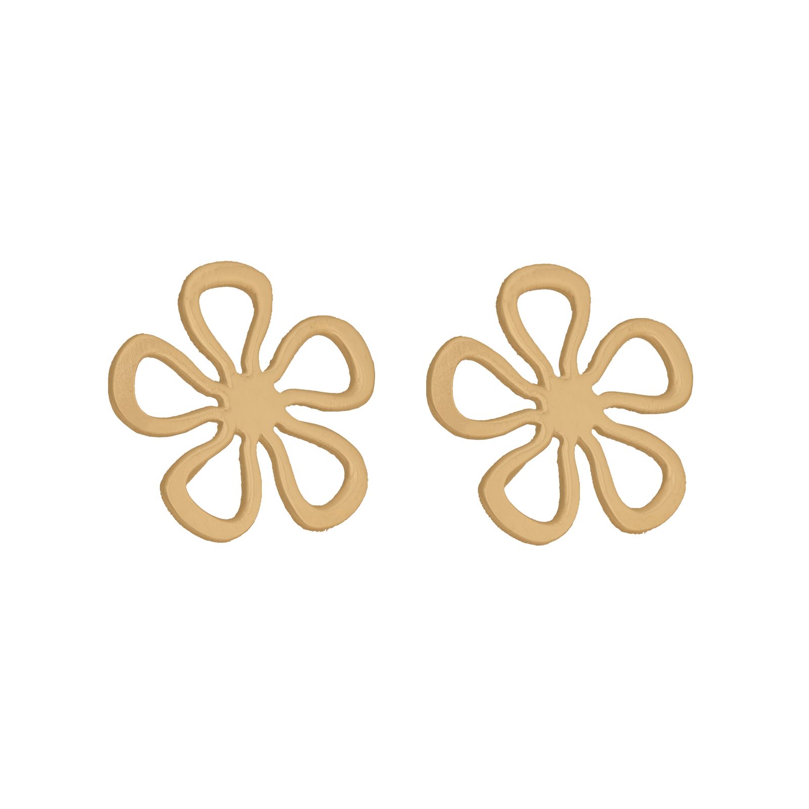 گوشواره طلا 18 عیار زنانه مدل M66 - - 1