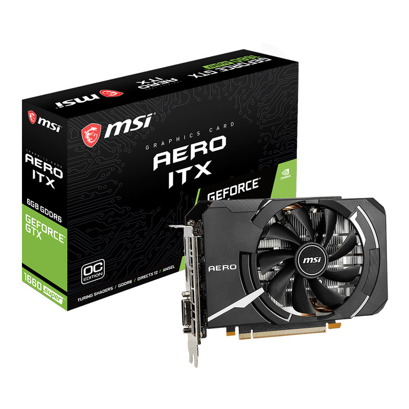 کارت گرافیک ام اس آی مدل GeForce GTX 1660 SUPER AERO ITX OC